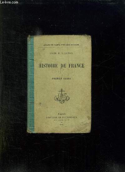 HISTOIRE DE FRANCE PREMIER COURS.