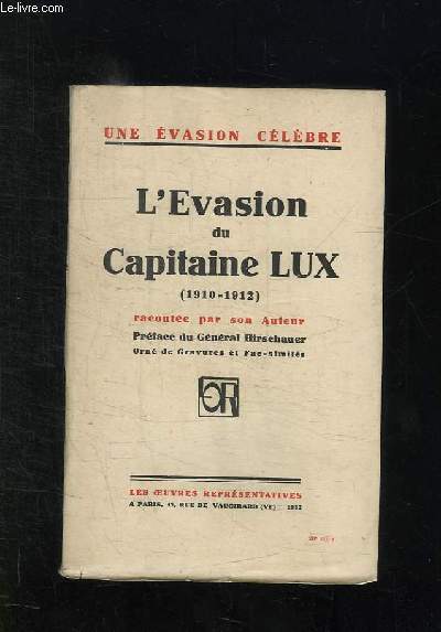 L EVASION DU CAPITAINE LUX.