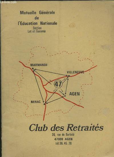 CLUB DES RETRAITES. BULLETIN N 7 OCTOBRE 1983.