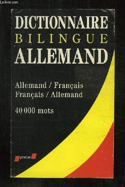 DICTIONNAIRE DE POCHE ALLEMAND. ALLEMAND FRANCAIS - FRANCAIS ALLEMAND.
