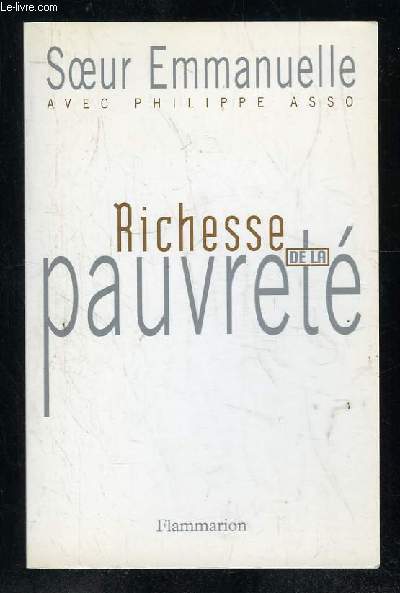 RICHESSE DE LA PAUVRETE.