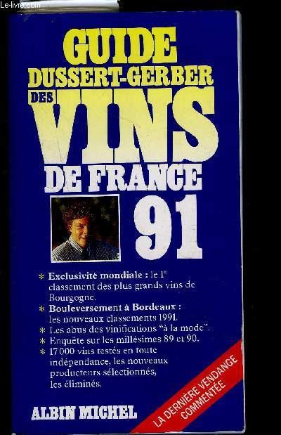 GUIDE DUSSERT GERBER DES VINS DE FRANCE 89