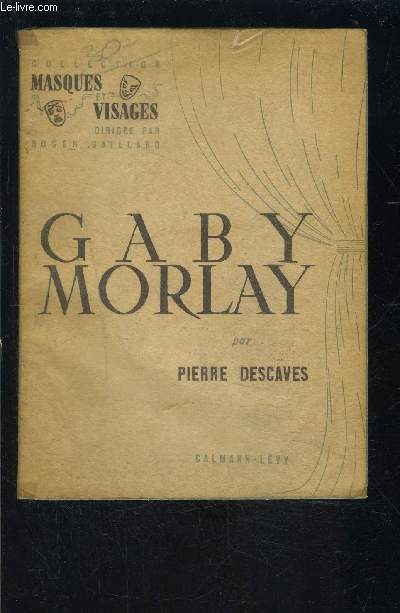 GABY MORLAY- ENVOI DE L AUTEUR