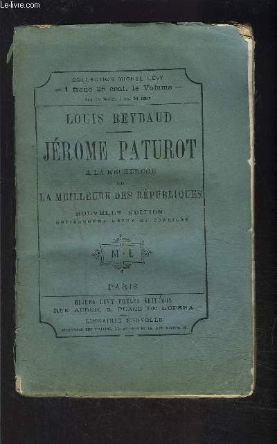 JEROME PATUROT- A LA RECHERCHE DE LA MEILLEURE DES REPUBLIQUES