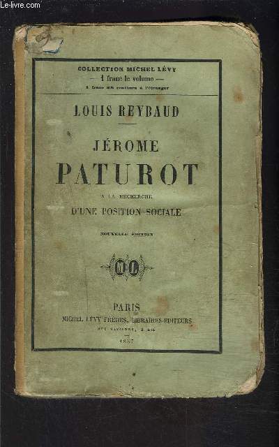 JEROME PATUROT- A LA RECHERCHE D UNE POSITION SOCIALE
