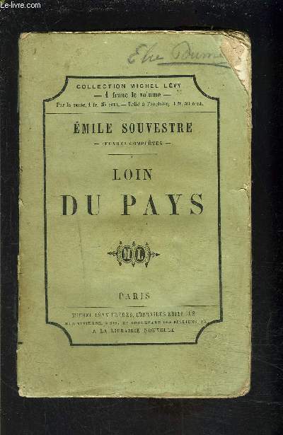 LOIN DU PAYS- Etudes sur les colonisations franaises
