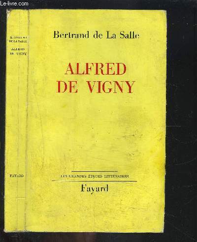 ALFRED DE VIGNY
