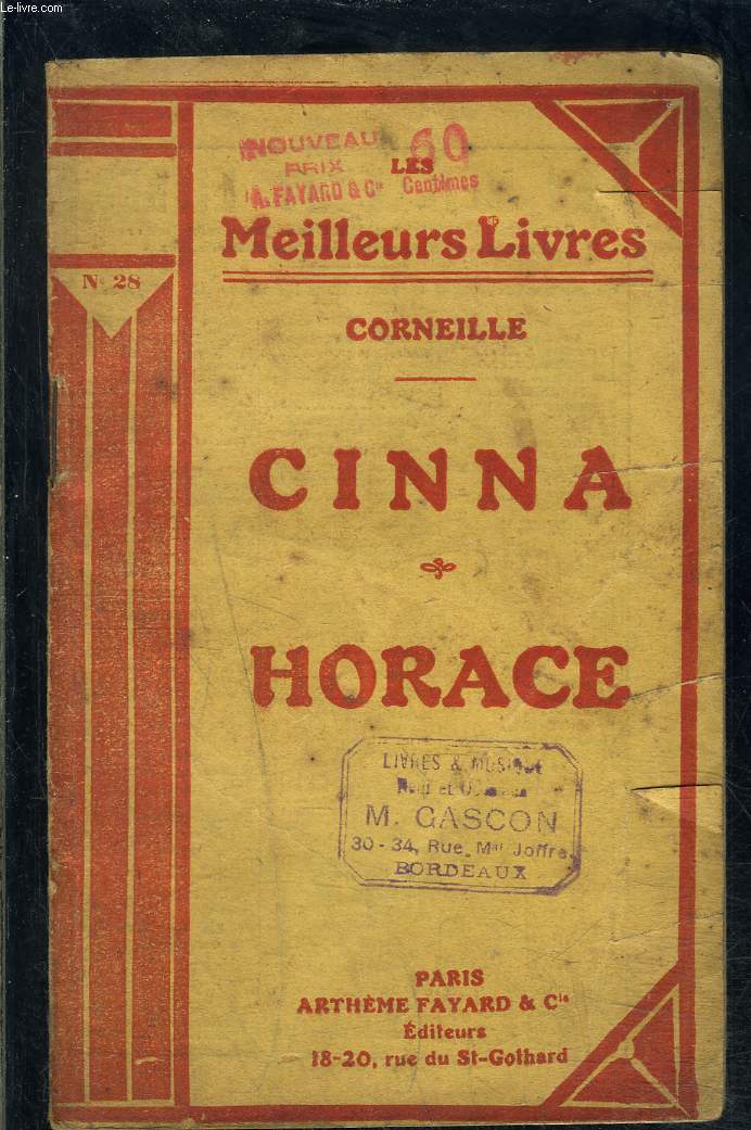 CINNA- HORACE