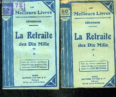 LA RETRAITE DES DIX MILLE- 2 tomes en 2 volumes