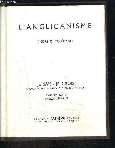 L ANGLICANISME- JE SAIS- JE CROIS N13.138
