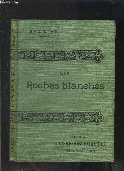 LES ROCHES BLANCHES- COLLECTION MODERN-BIBLIOTHEQUE