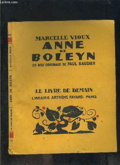 ANNE DE BOLEYN- LE LIVRE DE DEMAIN N234