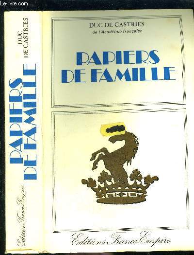 PAPIERS DE FAMILLE