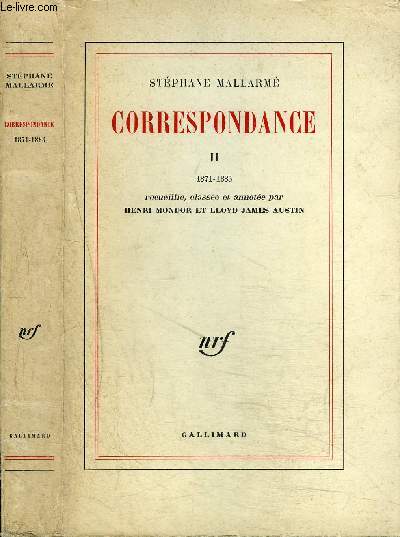 CORRESPONDANCE II : 1871-1885