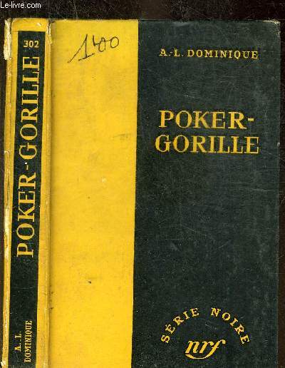 POKER - GORILLE - COLLECTION SERIE NOIRE 302