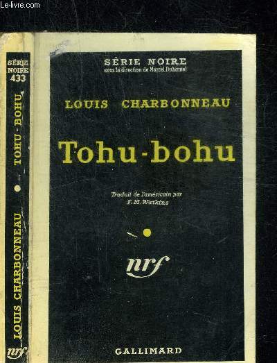 TOHU-BOHU - COLLECTION SERIE NOIRE 433