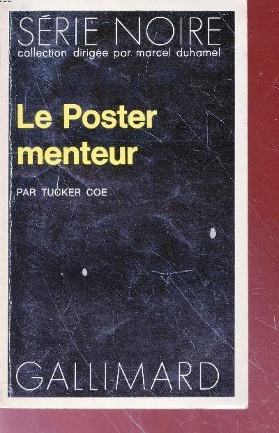 Le Poster menteur collection srie noire n1590