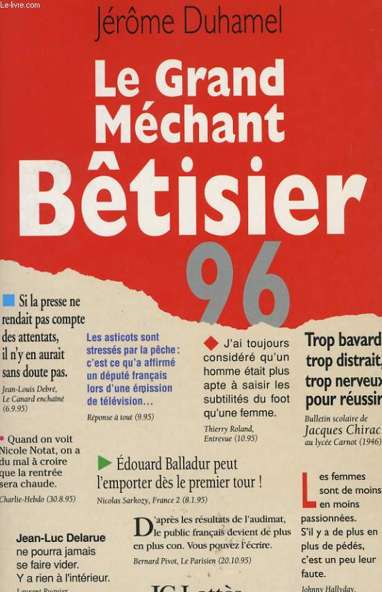 LE GRAND MECHANT BETISIER 96