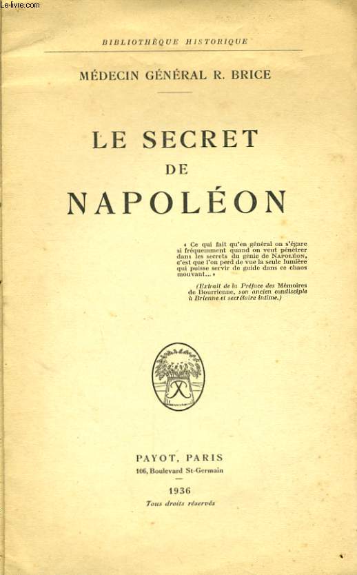 LE SECRET DE NAPOLEON