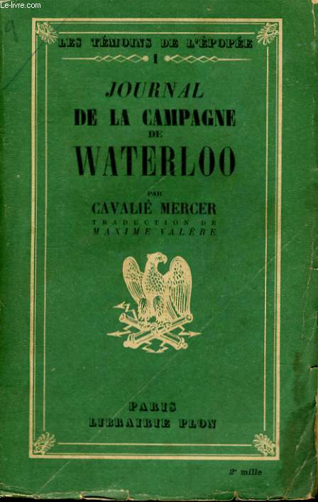 JOURNAL DE LA CAMPAGNE DE WATERLOO
