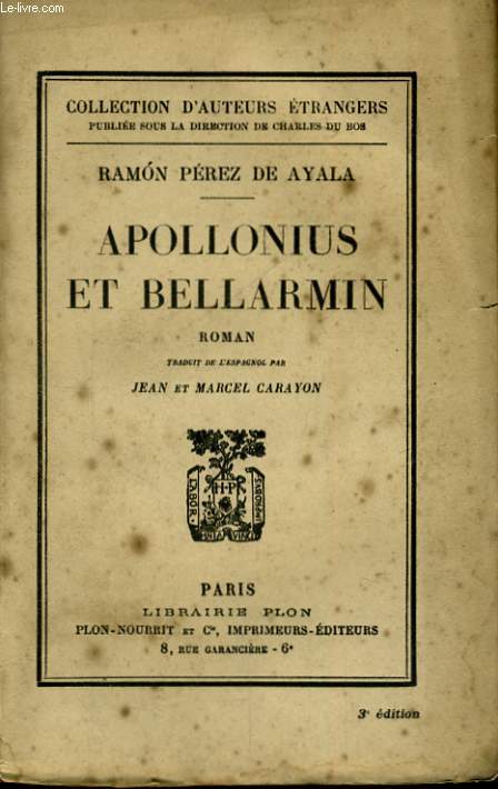 APOLLONIUS ET BELLARMIN