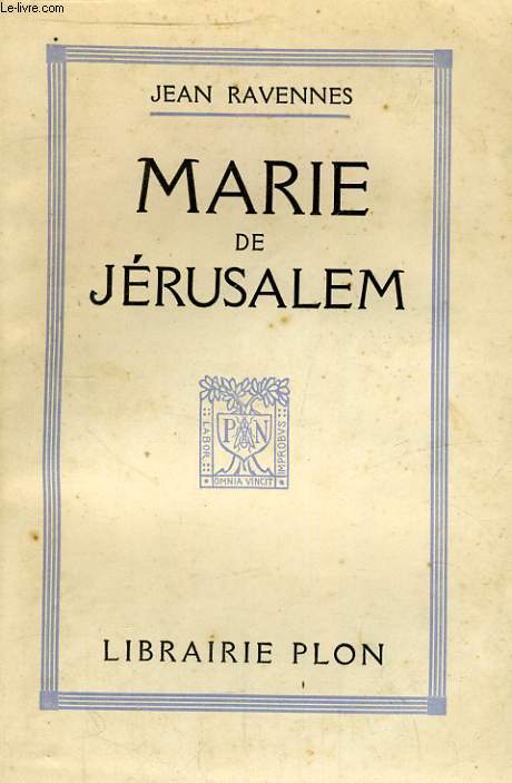 MARIE DE JERUSALEM