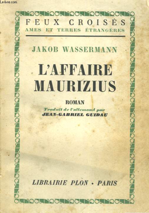 L'AFFAIRE MAURIZIUS
