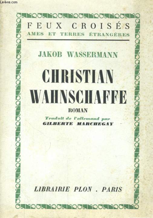 CHRISTIAN WAHNSCHAFFE
