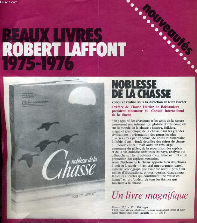 BEAUX LIVRE ROBERT LAFFONT 1975-1976.