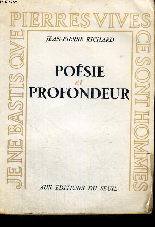 Posie et profondeur