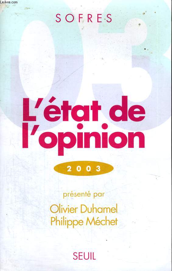 L'tat de l'opinion 2003