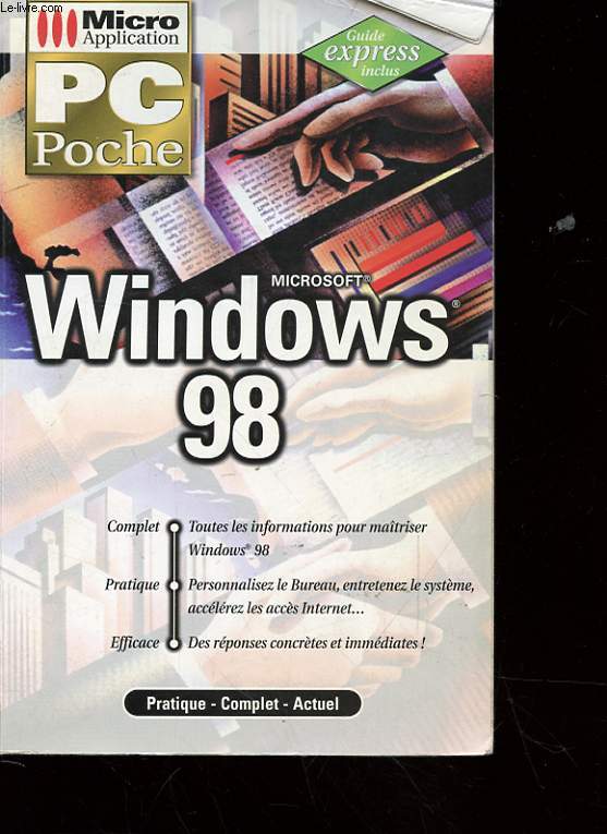MICROSOFT WINDOWS 98 - PC POCHE MICRO APPLICATION