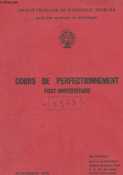 COURS DE PERFECTIONNEMENT