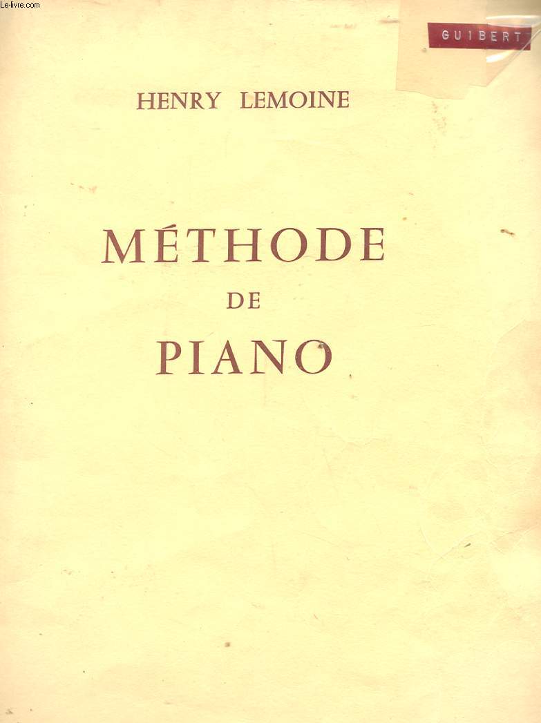 METHODE DE PIANO