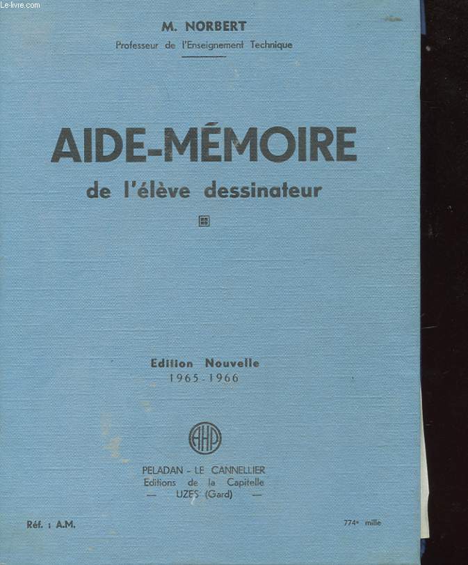 AIDE-MEMOIRE DE L'ELEVE DESSINATEUR