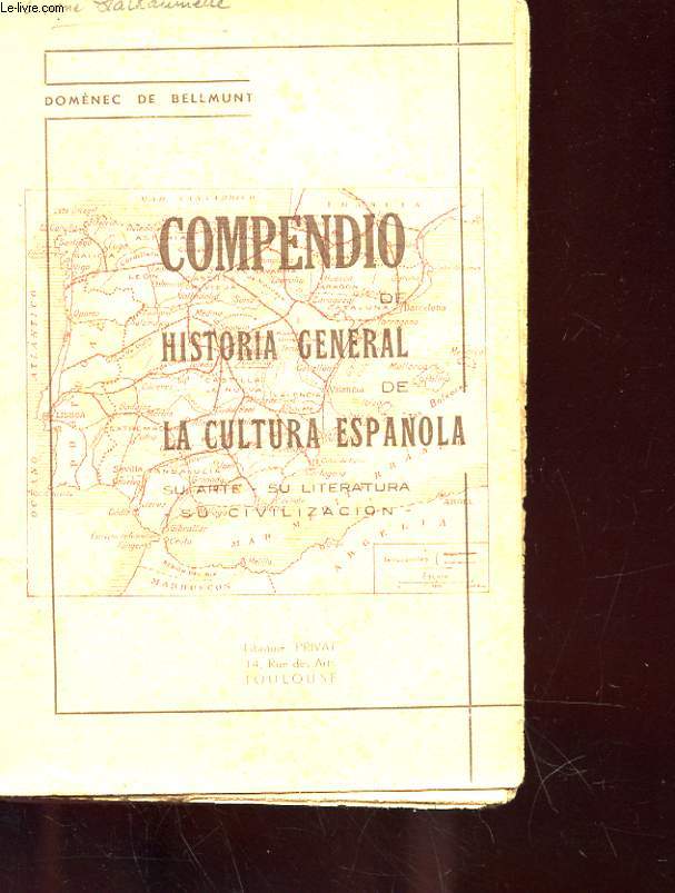 COMPENDJUO DE HISTORIA GENERAL DE LA CULTURA ESPANOLA