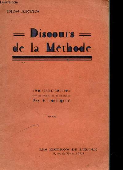 DISCOURS DE LA METHODE - 3me edition n126