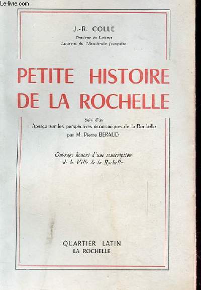 PETITE HISTOIRE DE LA ROCHELLE