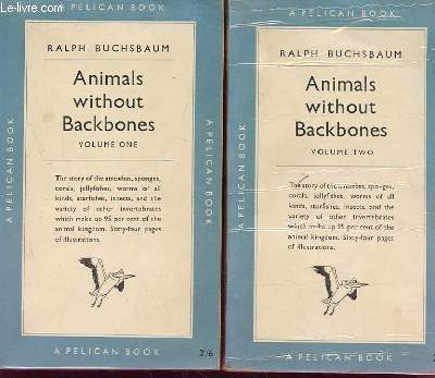 ANIMALS WITHOUT BACKBONES vol 1et 2