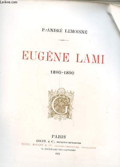 EUGENE LAMI 1800 - 1890
