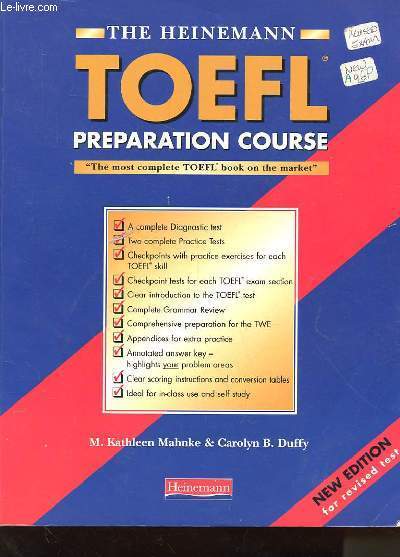 THE HEINEMANN TOEFL PREPARATION COURSE