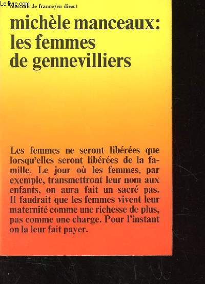 LES FEMMES DE GENNEVILLIERS.