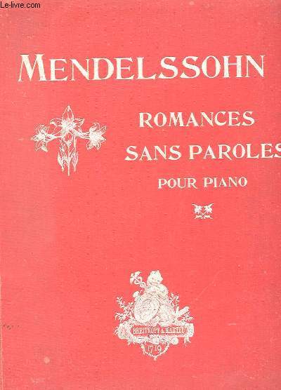 ROMANCES SANS PAROLES POUR PIANO