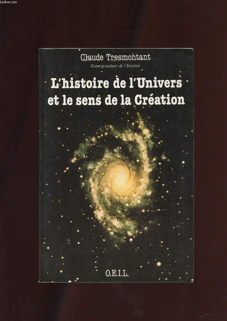 L'HISTOIRE DE L'UNIVERS ET LE SENS DE LA CREATION. SEPT CONFERENCES