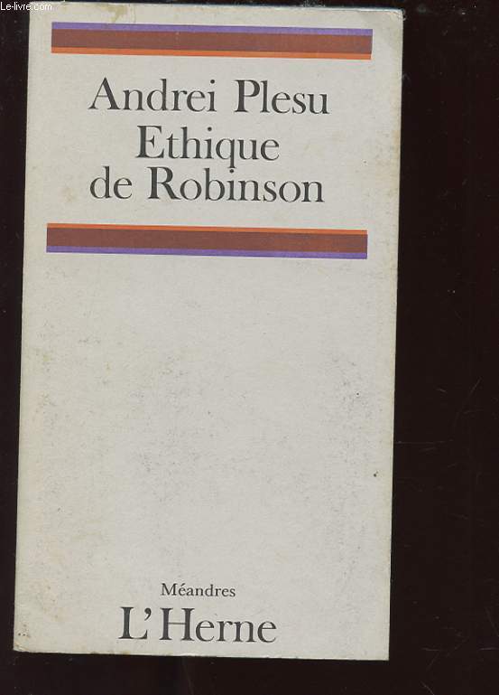 ETHIQUE DE ROBINSON.
