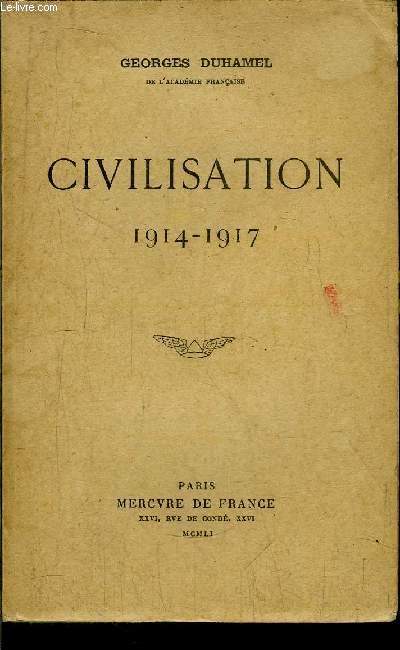 CIVILISATION 1914-1917