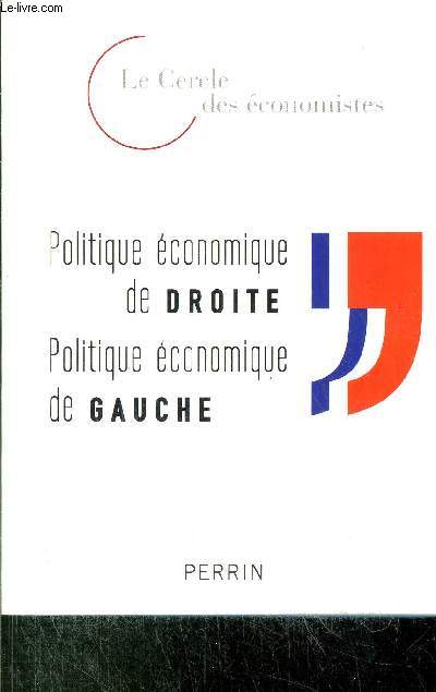 POLITIQUE ECONOMIQUE DE DROITE - POLITIQUE ECONOMIQUE DE GAUCHE
