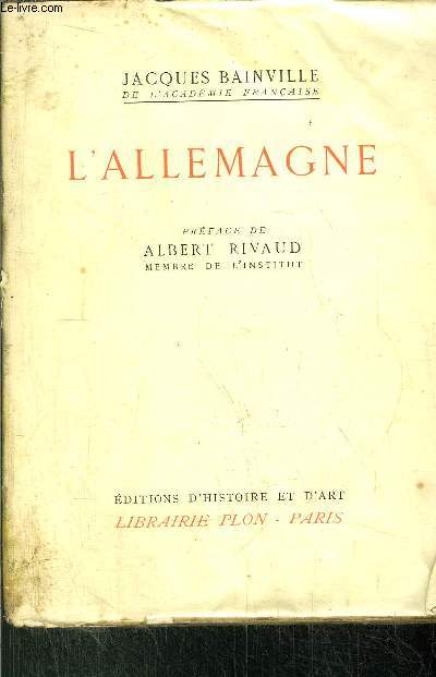 COLLECTION BAINVILLIENNE - TOME V - L'ALLEMAGNE