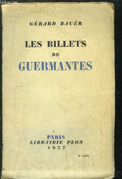 LES BILLETS DE GUERMANTES