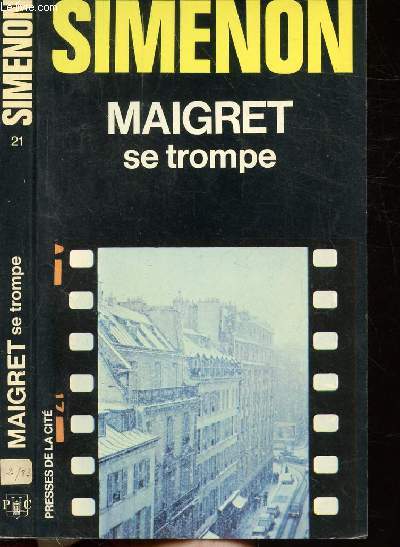MAIGRET SE TROMPE - COLLECTION MAIGRET N21